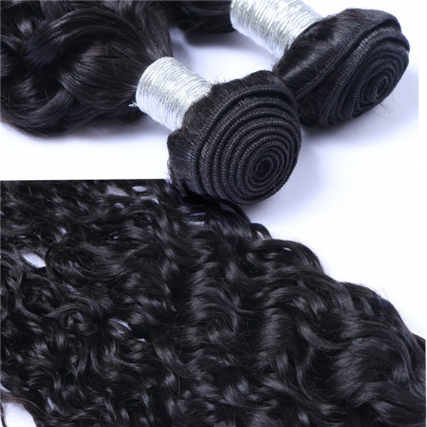 EMEDA virgin malaysian curly hair sew in hair weave bundles with closure QM008